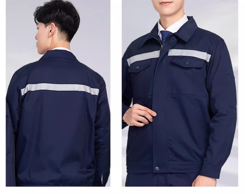 Long Sleeve Auto Repair Wear-Resistant Tooling Coat Factory Workshop Labor Protection Clothing Construction Site Overalls Suit - Image 1